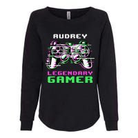 Audrey Legendary Gamer Personalized Womens California Wash Sweatshirt