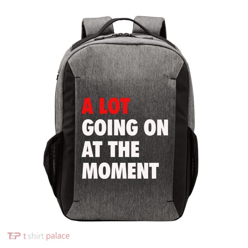 A Lot Going On At The Moment Vector Backpack