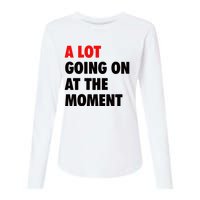 A Lot Going On At The Moment Womens Cotton Relaxed Long Sleeve T-Shirt