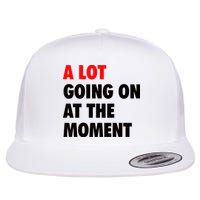A Lot Going On At The Moment Flat Bill Trucker Hat