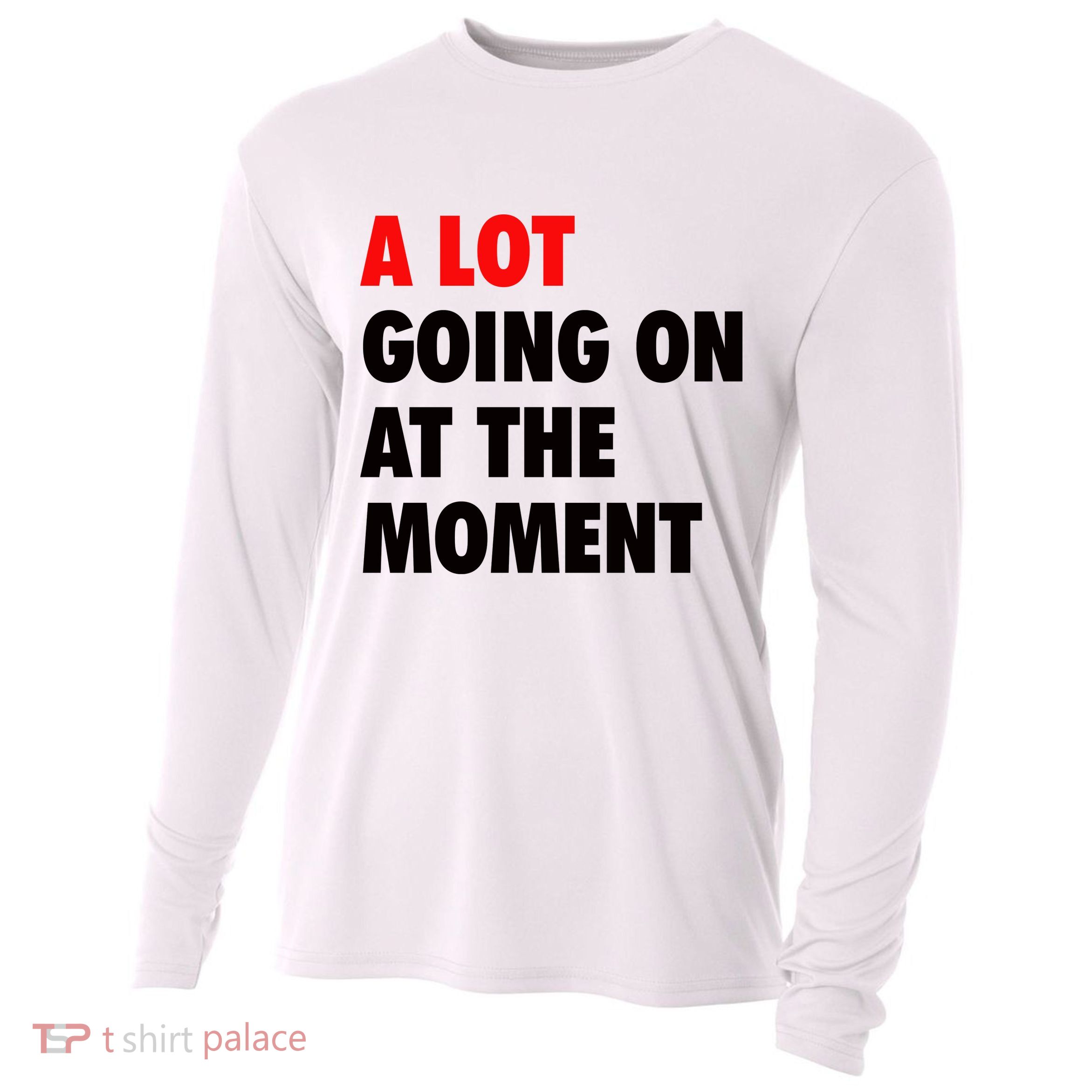 A Lot Going On At The Moment Cooling Performance Long Sleeve Crew