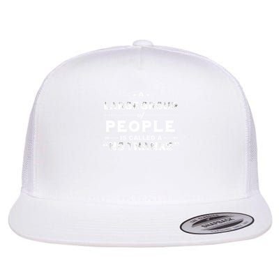 A Large Group Of People Flat Bill Trucker Hat
