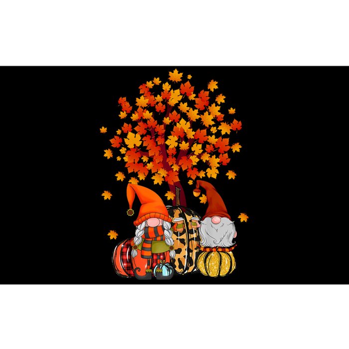 Autumn Leaves Gnomes Fall Season Pumpkin Bumper Sticker