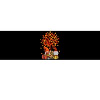 Autumn Leaves Gnomes Fall Season Pumpkin Bumper Sticker