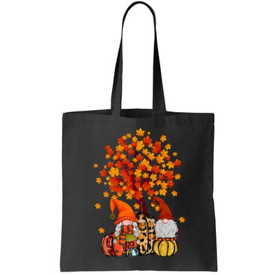 Autumn Leaves Gnomes Fall Season Pumpkin Bag
