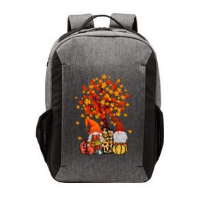 Autumn Leaves Gnomes Fall Season Pumpkin Vector Backpack