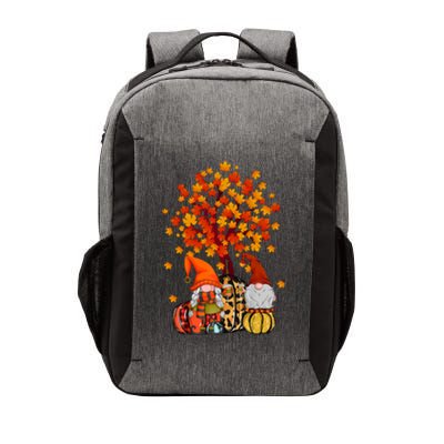 Autumn Leaves Gnomes Fall Season Pumpkin Vector Backpack