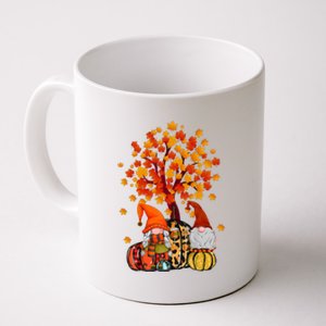 Autumn Leaves Gnomes Fall Season Pumpkin Coffee Mug