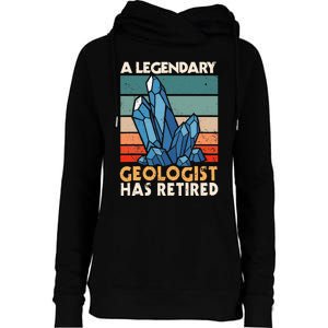 A Legendary Geologist Has Retired Retiree Earth Pension Womens Funnel Neck Pullover Hood