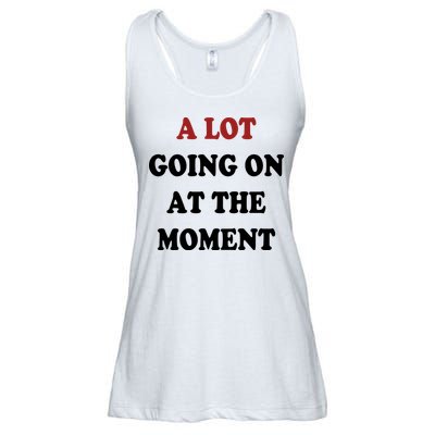 A Lot Going On At The Moment Ladies Essential Flowy Tank