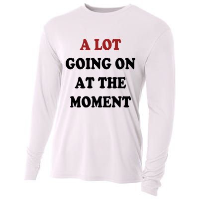 A Lot Going On At The Moment Cooling Performance Long Sleeve Crew