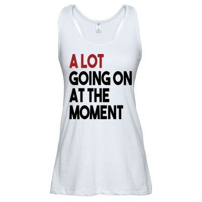 A Lot Going On At The Moment Ladies Essential Flowy Tank