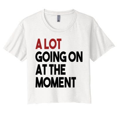 A Lot Going On At The Moment Crop Top