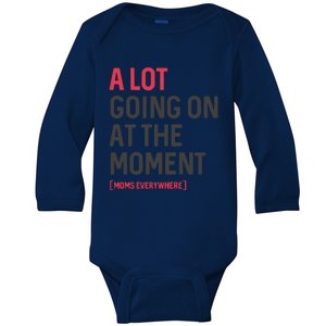 A Lot Going On At The Moment Baby Long Sleeve Bodysuit