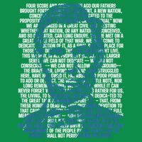 Abraham Lincoln Gettysburg Address Women's V-Neck T-Shirt
