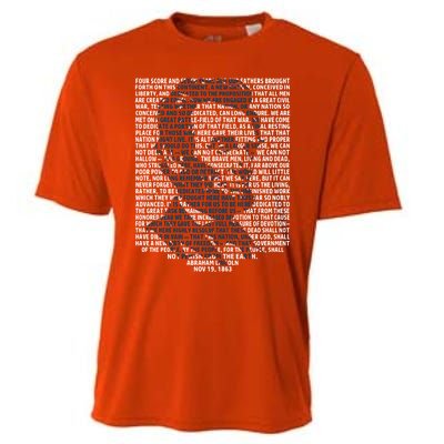 Abraham Lincoln Gettysburg Address Gift History Cooling Performance Crew T-Shirt