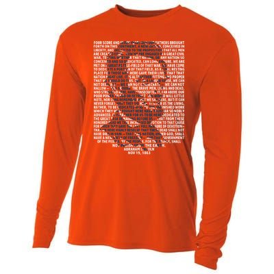 Abraham Lincoln Gettysburg Address Gift History Cooling Performance Long Sleeve Crew