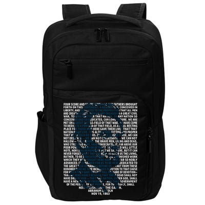 Abraham Lincoln Gettysburg Address Gift History Impact Tech Backpack