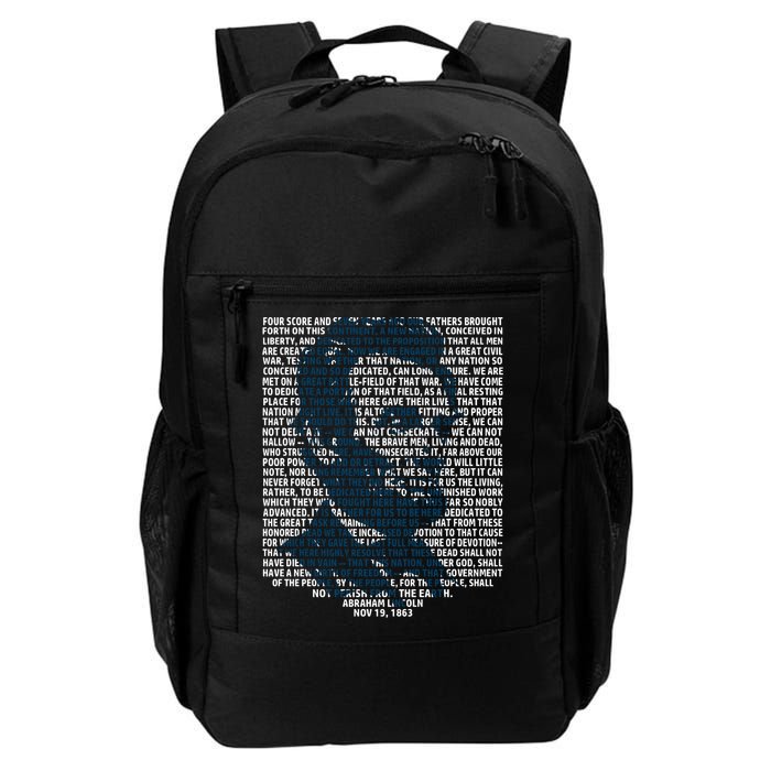 Abraham Lincoln Gettysburg Address Gift History Backpack