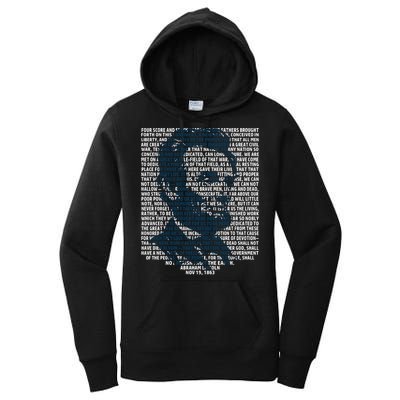 Abraham Lincoln Gettysburg Address Gift History Women's Pullover Hoodie