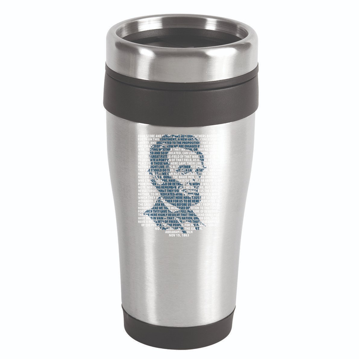 Abraham Lincoln Gettysburg Address Gift History 16oz Travel Tumbler