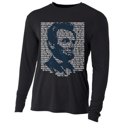 Abraham Lincoln Gettysburg Address Gift History Cooling Performance Long Sleeve Crew