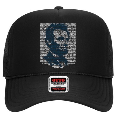 Abraham Lincoln Gettysburg Address Gift History Trucker Hat