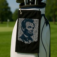 Abraham Lincoln Gettysburg Address Gift History Golf Towel