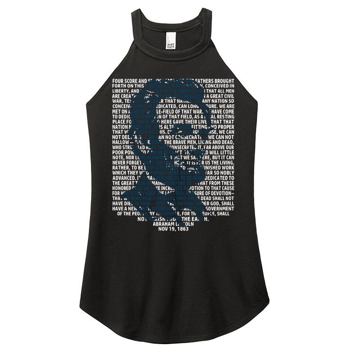 Abraham Lincoln Gettysburg Address Gift History Women's Perfect Tri Rocker Tank