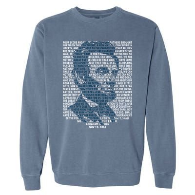 Abraham Lincoln Gettysburg Address Gift History Garment-Dyed Sweatshirt