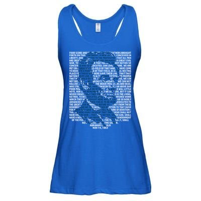 Abraham Lincoln Gettysburg Address Gift History Ladies Essential Flowy Tank
