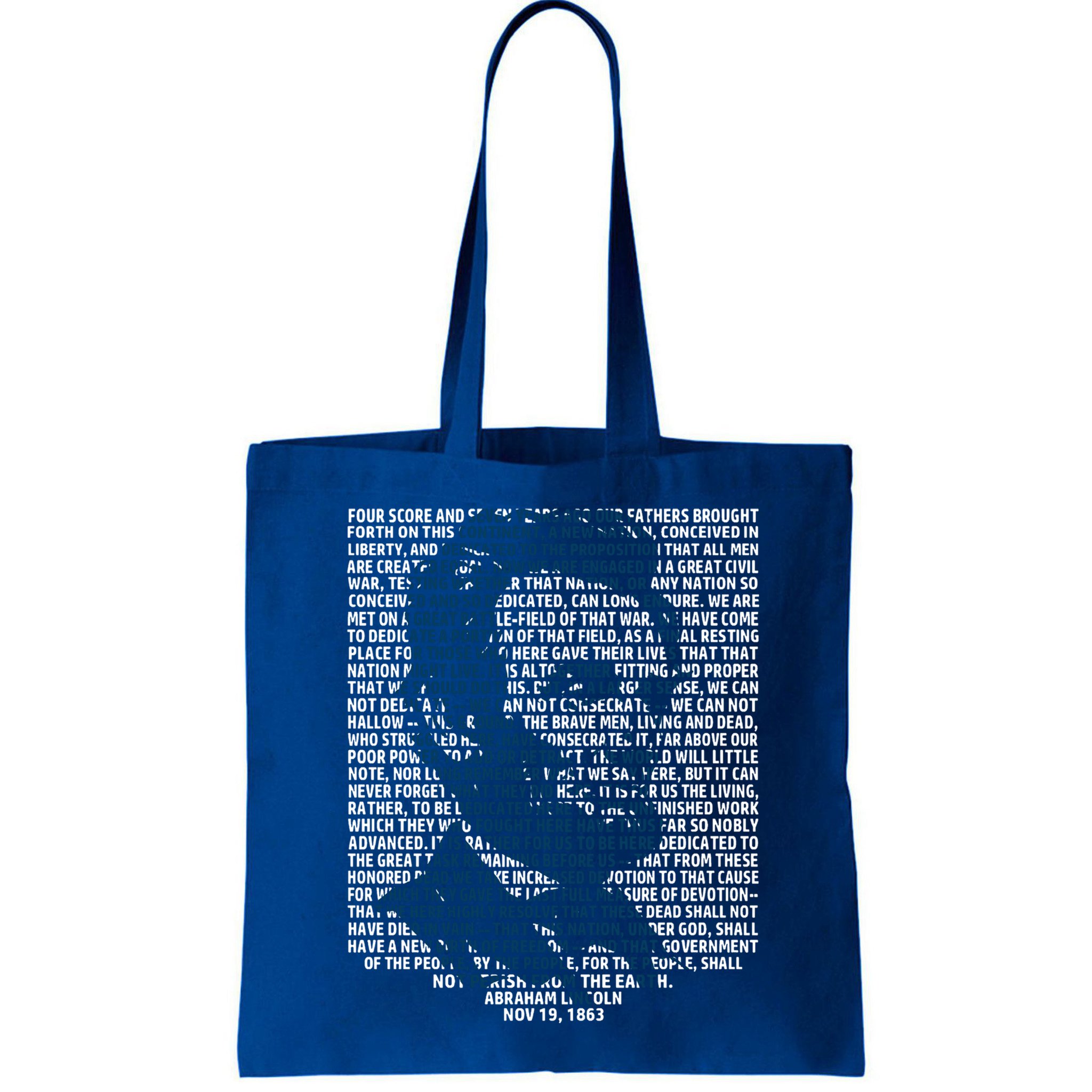 Abraham Lincoln Gettysburg Address Gift History Bag