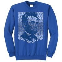 Abraham Lincoln Gettysburg Address Gift History Tall Sweatshirt