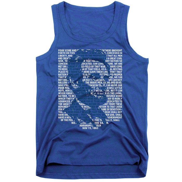 Abraham Lincoln Gettysburg Address Gift History Tank Top