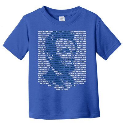 Abraham Lincoln Gettysburg Address Gift History Toddler T-Shirt