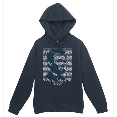 Abraham Lincoln Gettysburg Address Gift History Urban Pullover Hoodie