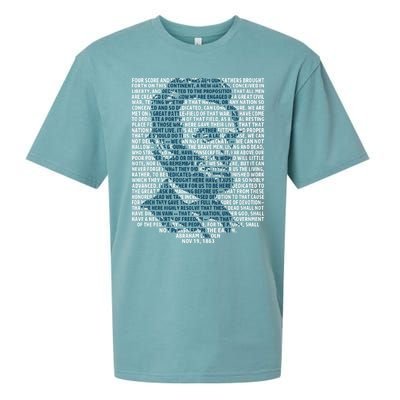 Abraham Lincoln Gettysburg Address Gift History Sueded Cloud Jersey T-Shirt