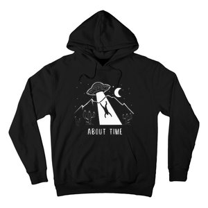 Alien Lover Gifts Ufo Abduction About Time Hoodie