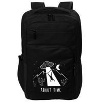 Alien Lover Gifts Ufo Abduction About Time Impact Tech Backpack