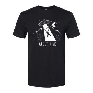 Alien Lover Gifts Ufo Abduction About Time Softstyle CVC T-Shirt