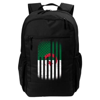 Algeria United States of America USA Flag Daily Commute Backpack