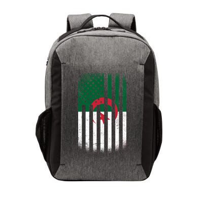 Algeria United States of America USA Flag Vector Backpack