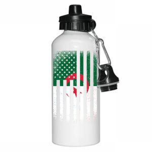 Algeria United States of America USA Flag Aluminum Water Bottle