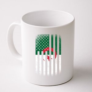 Algeria United States of America USA Flag Coffee Mug