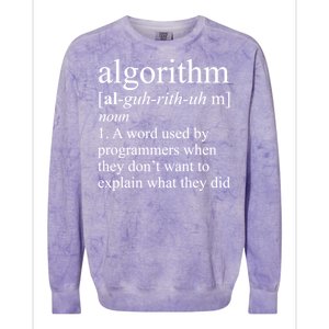 Algorithm Definition Colorblast Crewneck Sweatshirt