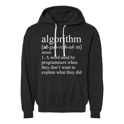 Algorithm Definition Garment-Dyed Fleece Hoodie