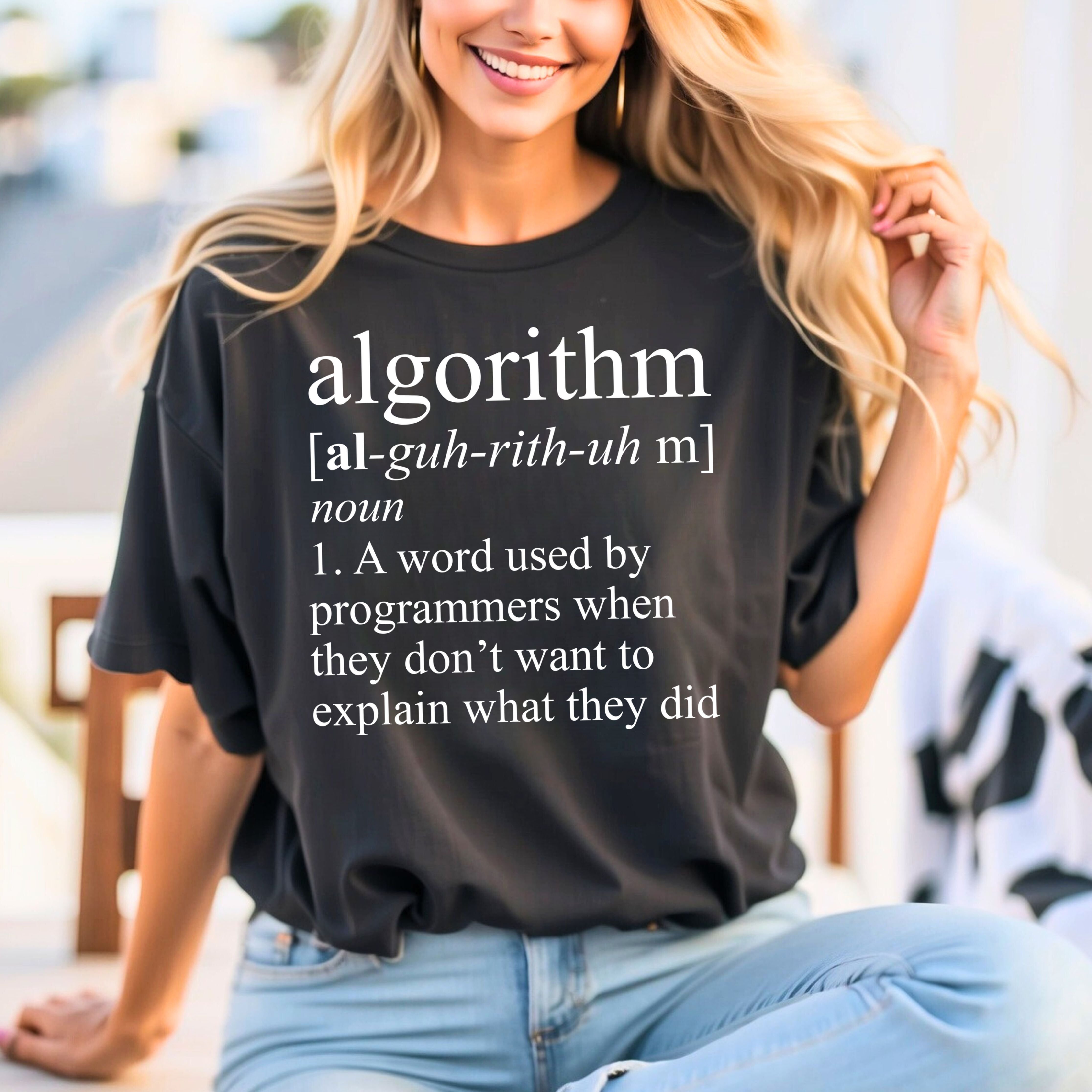 Algorithm Definition Comfort Colors T-Shirt