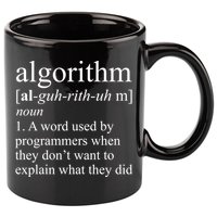 Algorithm Definition 11oz C Handle Ceramic Mug