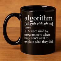 Algorithm Definition 11oz C Handle Ceramic Mug