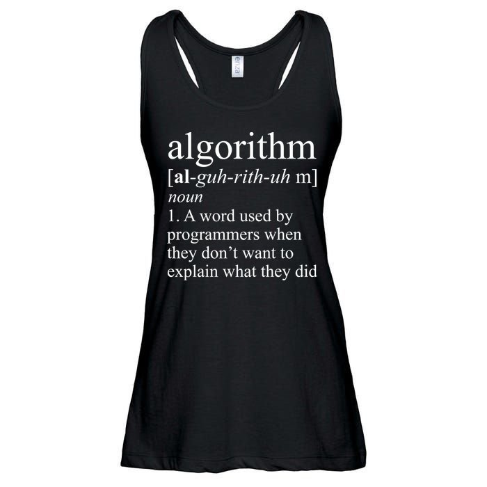 Algorithm Definition Ladies Essential Flowy Tank